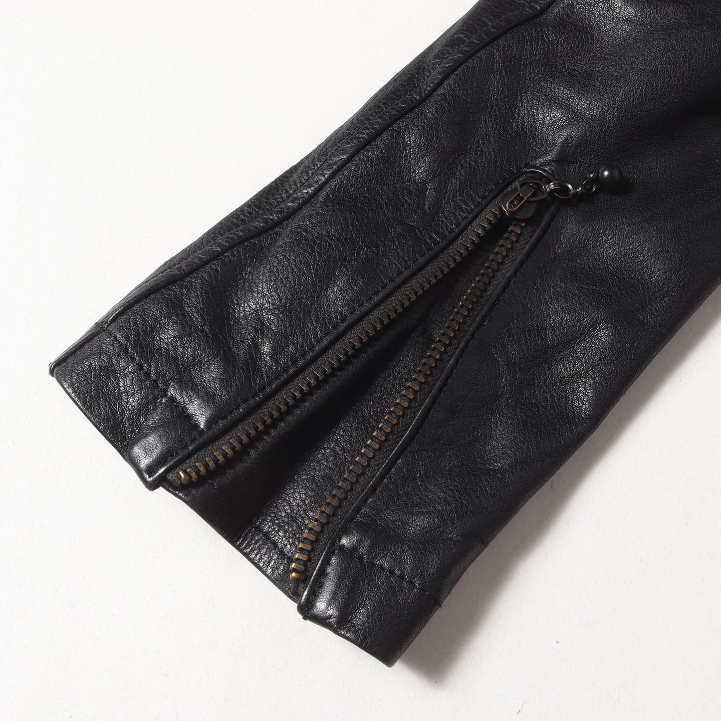 2WAY メンバーズオンリー カウハイドレザー ダブルジップ ブルゾン (M08C-30BL01D) / ベスト シングル ライダース ジャケット ドメブラ Y2K アーカイブ