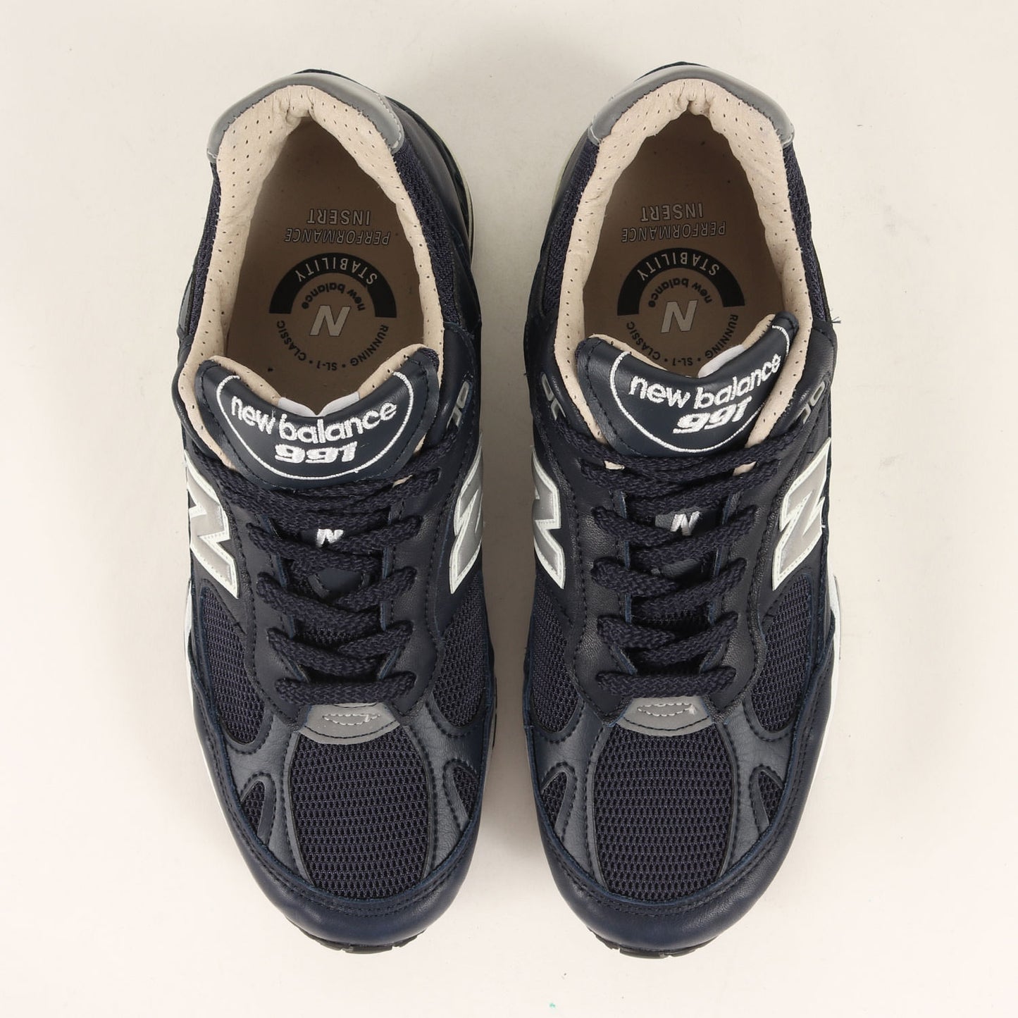 M991 NNN (MADE IN ENGLAND) / ローカット レザー メッシュ ランニング スニーカー