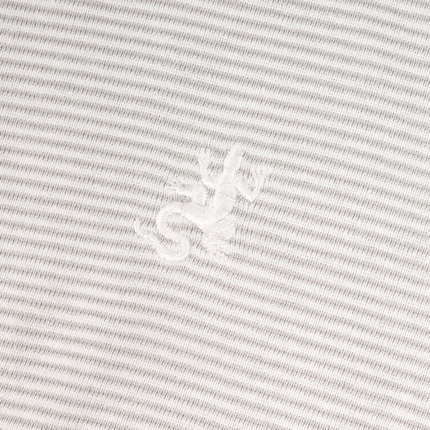 ワンポイント レザール 刺繍 ボーダー ポロシャツ / homme MADE IN JAPAN