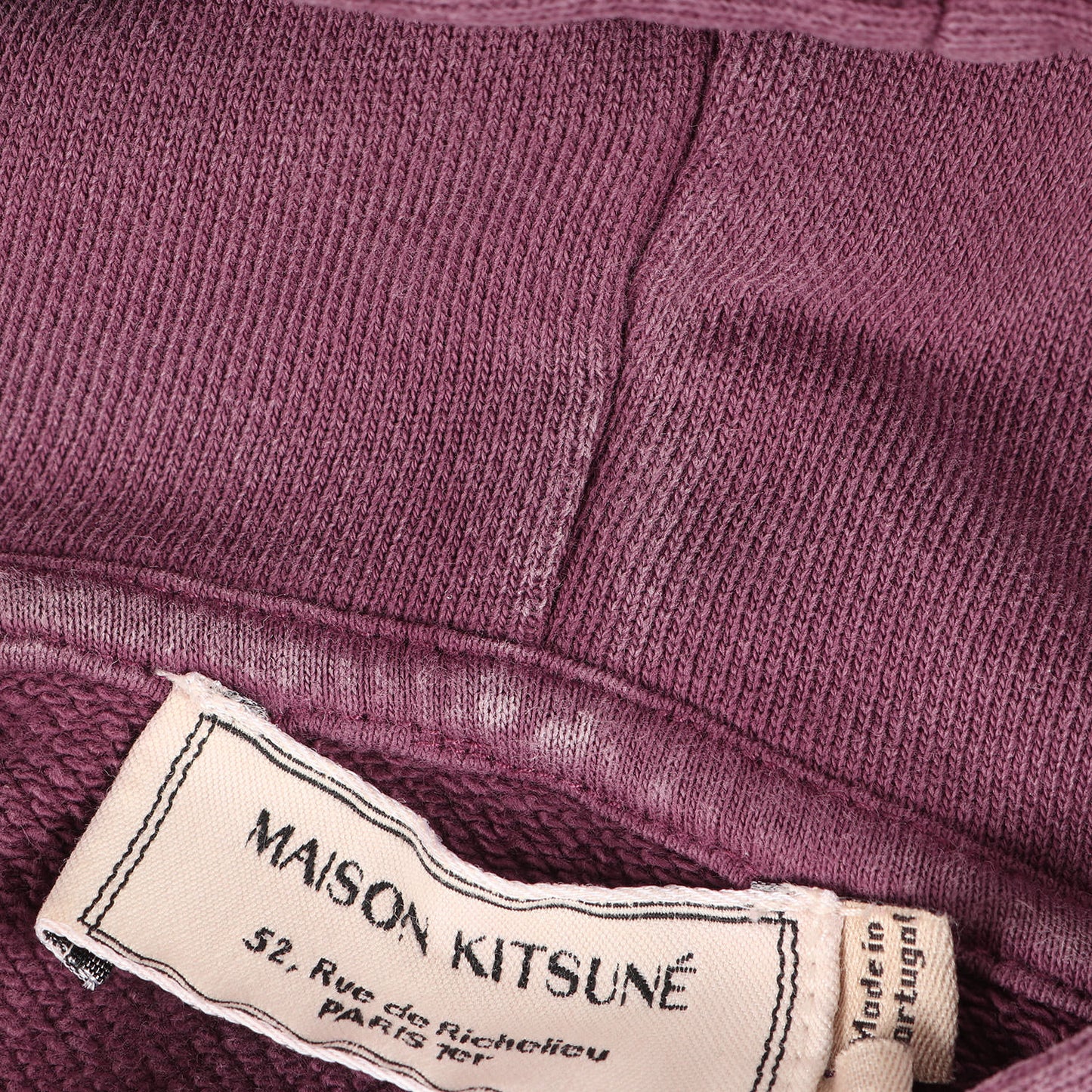 ガーメントダイ加工 トリコロール フォックス アップリケ スウェット パーカー (Tricolour Fox Popover Hoody) / 裏毛 フーディー 定番 ベーシック フレカジ フレンチ カジュアル