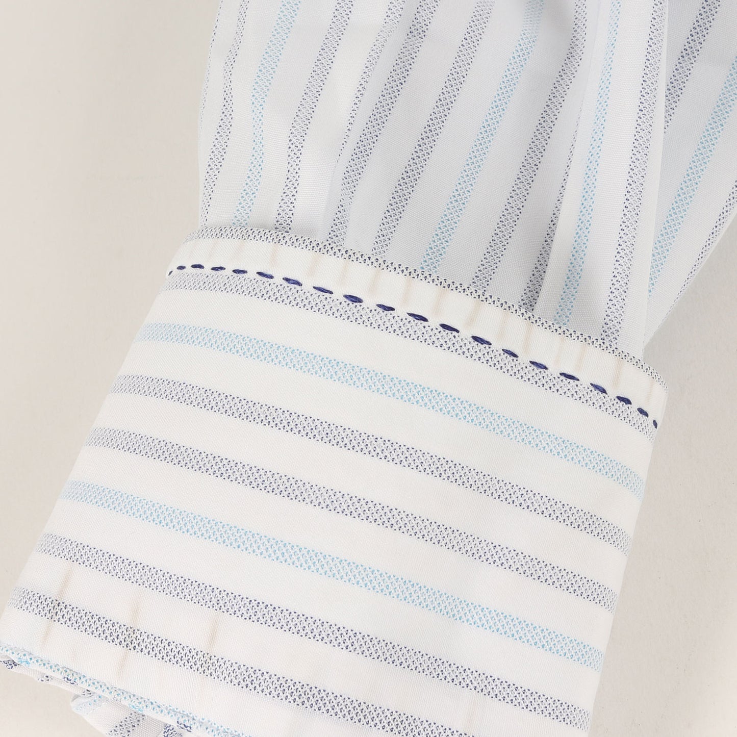 マルチストライプ コットン ドレス シャツ / 長袖 ビジネス ビジカジ オフィカジ フォーマル