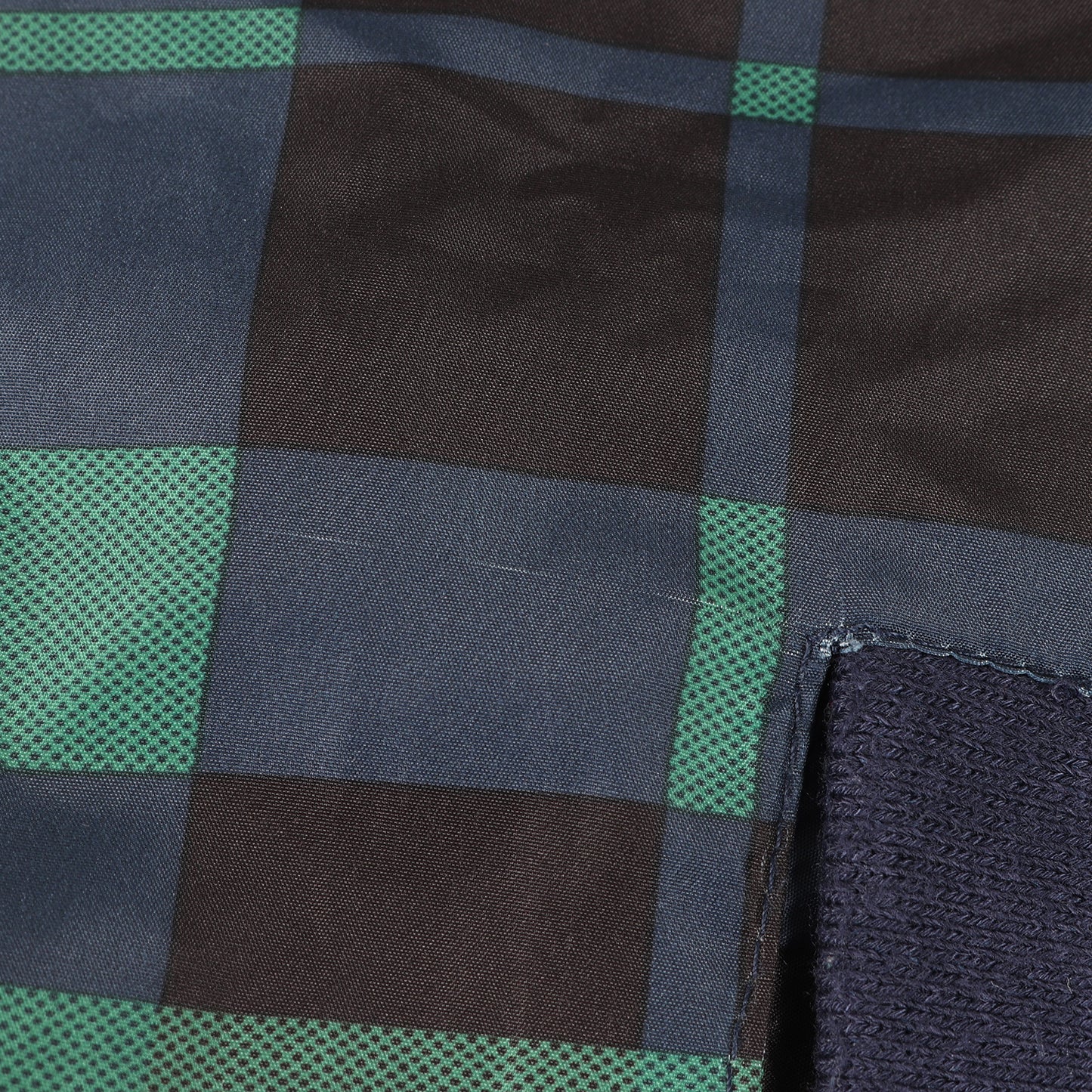 ワンポイント アストロボーイ バック ロゴ 刺繍 スリーブ 切替 チェック ジップ ブルゾン / バーシティ ジャケット スタジャン