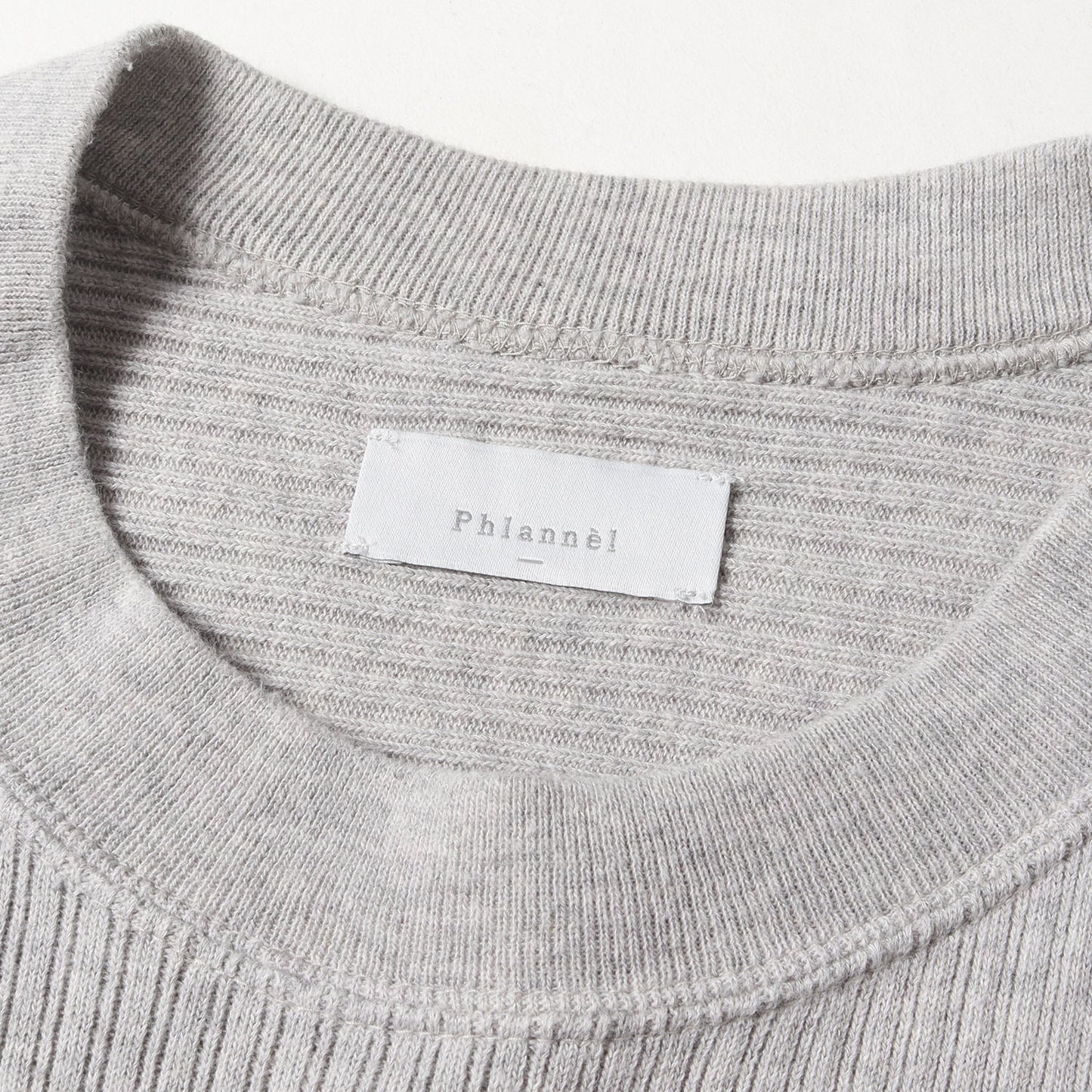 22SS リブ編み サーマル スウェット (Cotton Swedish Rib Trainer BBZ2021206A0001) / トレーナー カットソー ニットソー 定番 ベーシック ミリタリー ノームコア