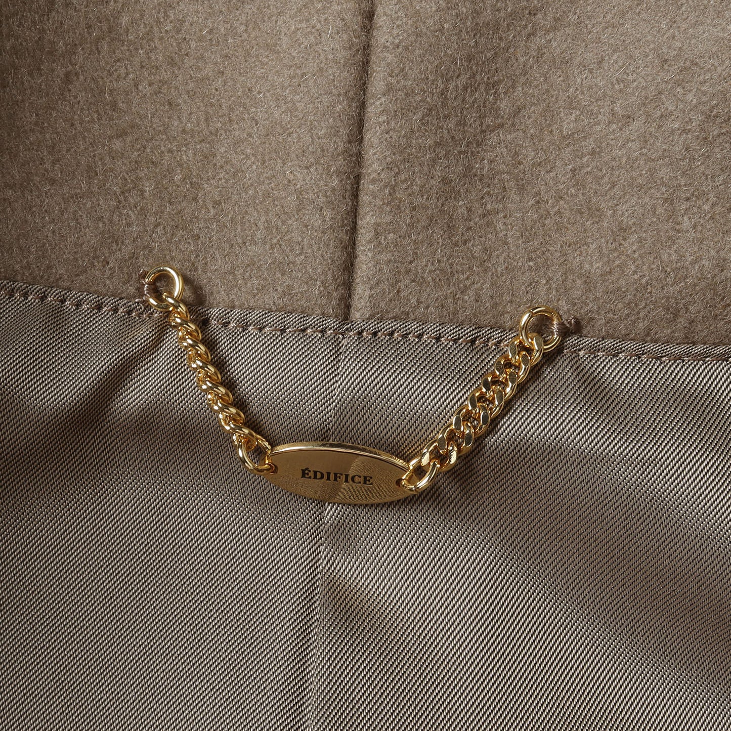 22AW スタンドカラー ウールナイロン モッサ コート (22-020-300-5130-3-0) / チェスター 定番 ベーシック ビジカジ オフィカジ フォーマル ドレス ビジネス