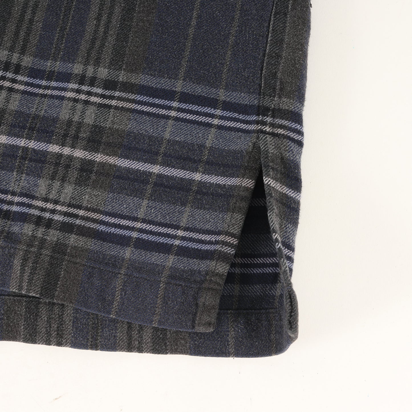 90s チェック オープンカラー フランネル シャツ (CALDWELL) / 長袖 開襟 定番 ベーシック アメカジ 90年代