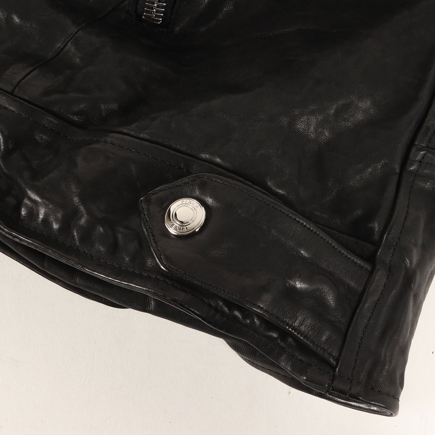 24AW × FIXER 受注生産品 イタリアン ダブル レザー ライダース ジャケット (× FIXER F-1 ITALY SHOULDER GARMENT DYED SEMI DOUBLE RIDERS FIX-2117-03) / ブルゾン ラグカジ ラグジュアリー カジュアル 干場義雅