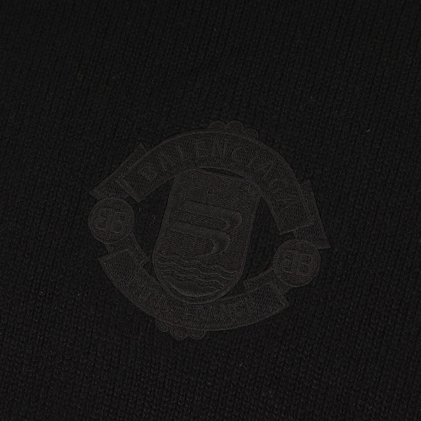 21AW スポーティー ロゴ エンブレム 刺繍 カシミヤ ウール ニット (675276 T4121) / セーター プルオーバー ラグカジ ラグジュアリー カジュアル WARDROBE UNISEX