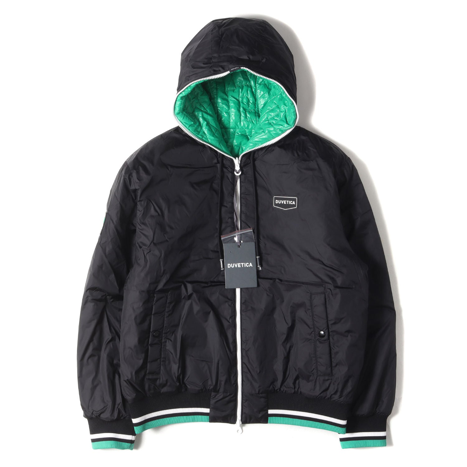 DUVETICAダウン　リバーシブル 新品】DUVETICA リバーシブルライトダウン MIDA-ERRE 48 M