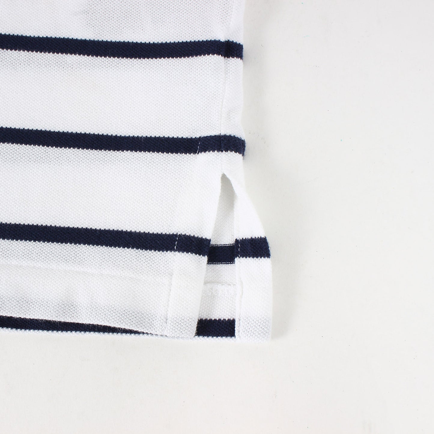 ポニー 刺繍 ボーダー 鹿の子 ヘンリーネック Tシャツ / 定番 ベーシック アメカジ アメトラ FEATHERWEIGHT MESH