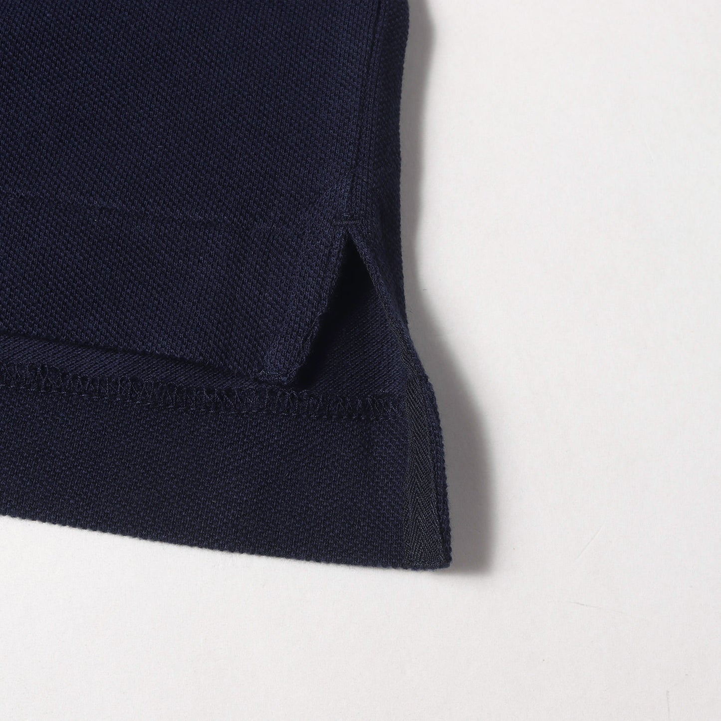 × SHIPS ワンポイント ワニ ワッペン 刺繍 鹿の子 ポロシャツ (PF140BL) / MADE IN JAPAN EXCLUSIVE EDTION
