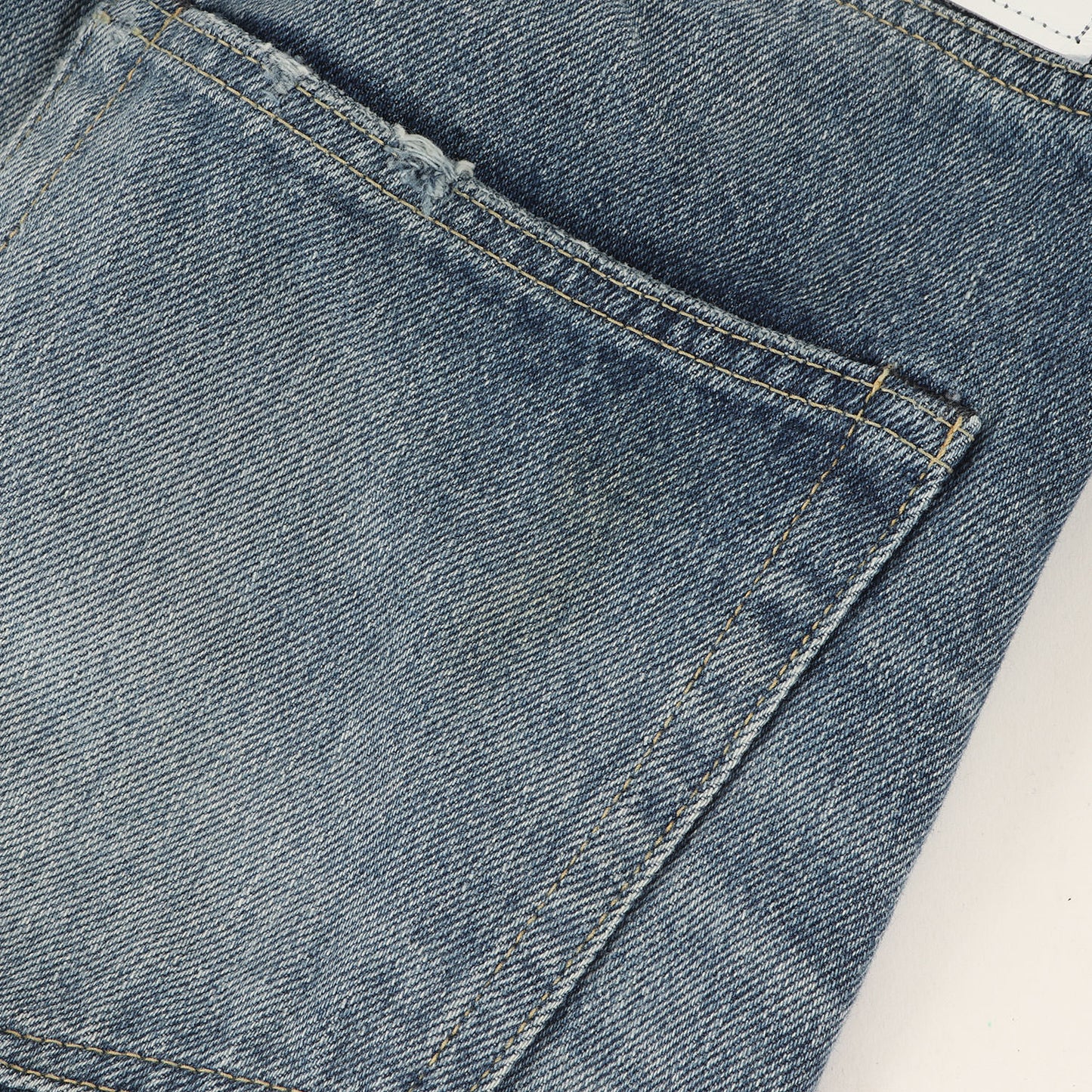 24SS エージング加工 13オンス ストレート デニム パンツ (5years Aging Straight Fit Denim 3920600032) / ボタンフライ ジーンズ