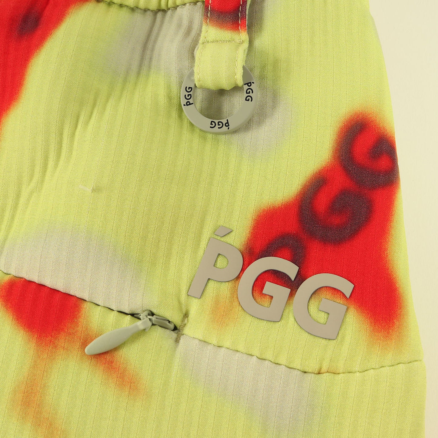 24SS サーモグラフィ柄 ポリエステル ダンボール イージー パンツ (268-4136317) / ワンプリーツ ゴルフ スポーツ スポカジ 吸水速乾性