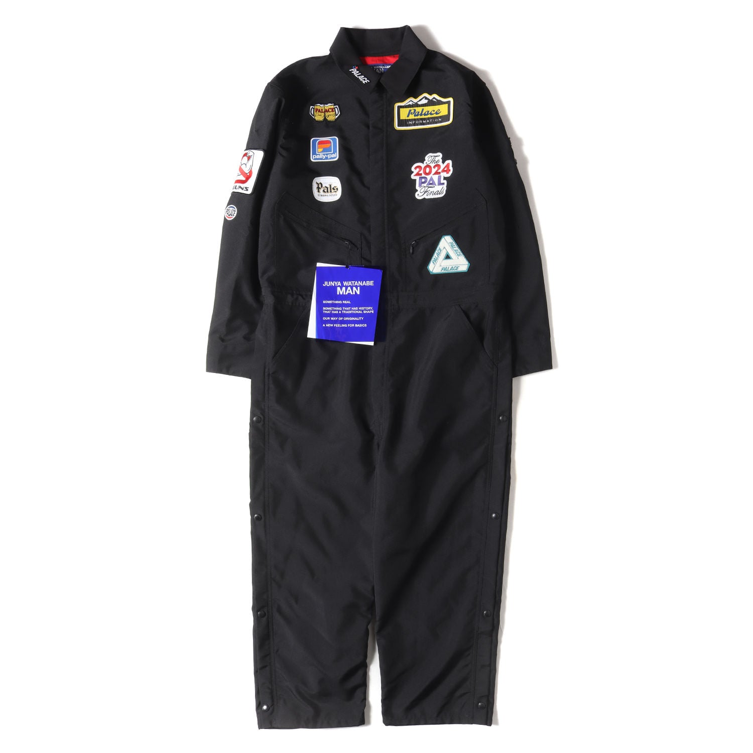 watanabe mayu fake nude JUNYA WATANABE MAN COMME des GARCONS (ジュンヤワタナベ マン コムデギャルソン) 24SS × PALACE ロゴ ワッペン 刺繍 ポリ キャンバス ジャンプ スーツ (WM-A001) - ブランド古着の通販・買取 | BEEGLE by Boo-Bee