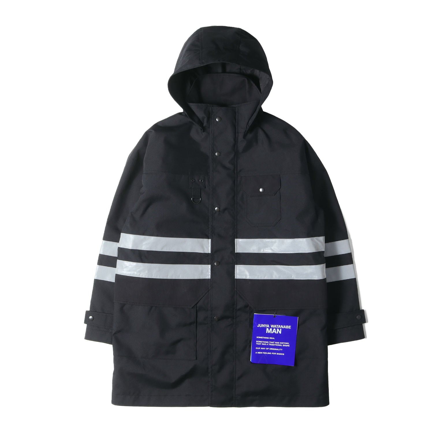 JUNYA WATANABE MAN COMME des GARCONS (ジュンヤワタナベ マン コムデギャルソン) 24SS 取り外し可能フード  リフレクター ポリキャンバス ハイネック ミリタリー フィールド コート (WM-C006) / アウター 羽織 モード デザイナーズ ドメブラ –  ブランド古着の通販・買取 ...