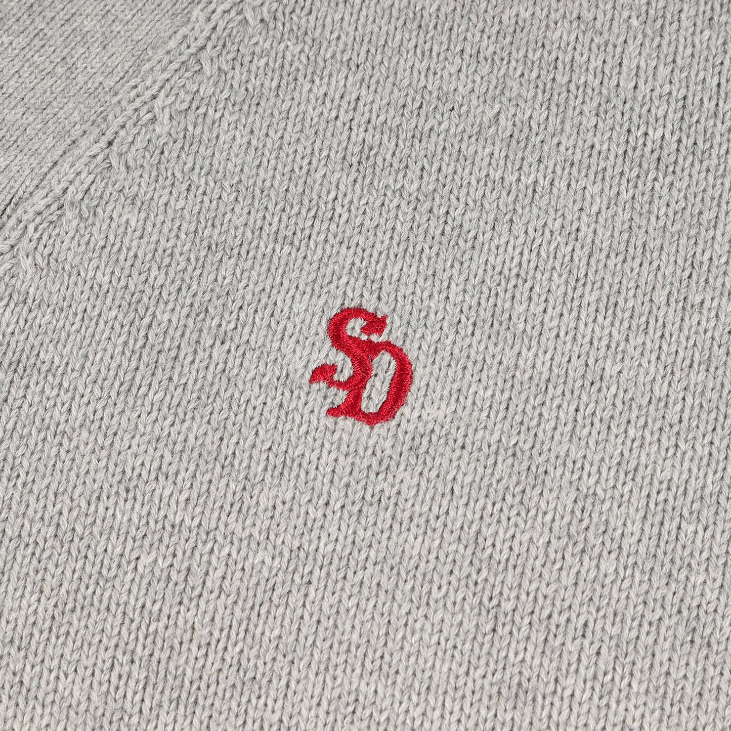 23SS ロゴ刺繍 ミドルゲージ コットンニット カーディガン (SD HEAVY WEIGHT COTTON CARDIGAN) / KNITWEAR