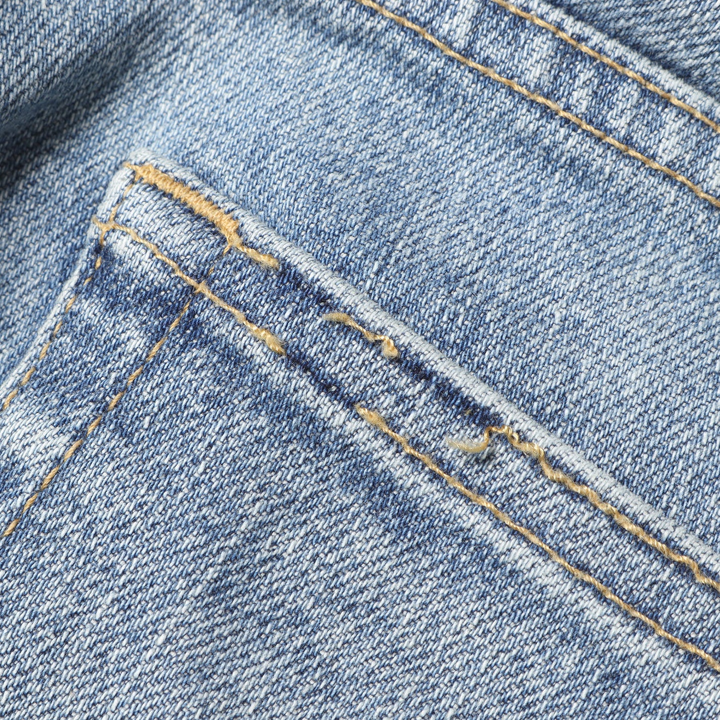 24SS ウォッシュド加工 テーパード ストレッチ デニムパンツ (3920600010)