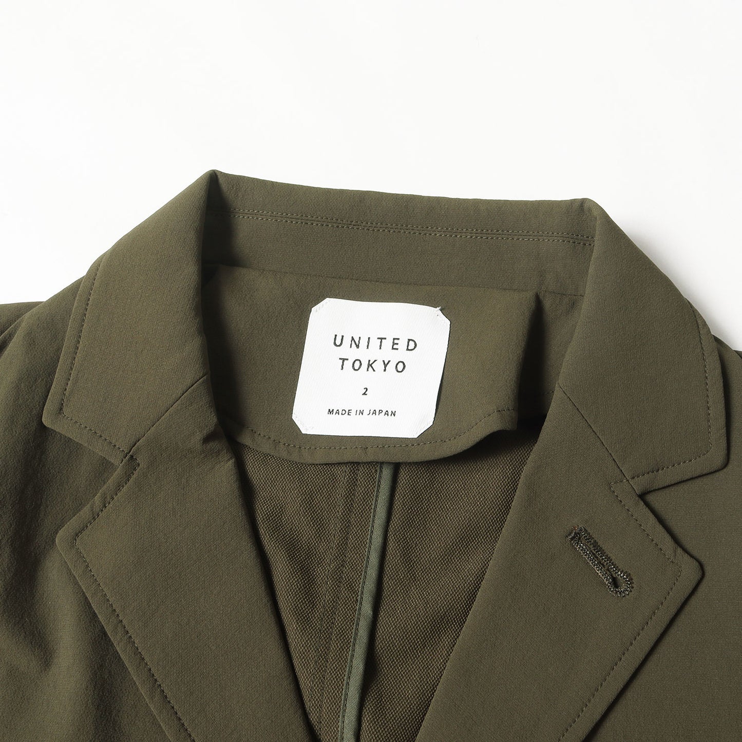 ストレッチ ナイロン 段返り3B テーラード ジャケット (407350010) / MADE IN JAPAN