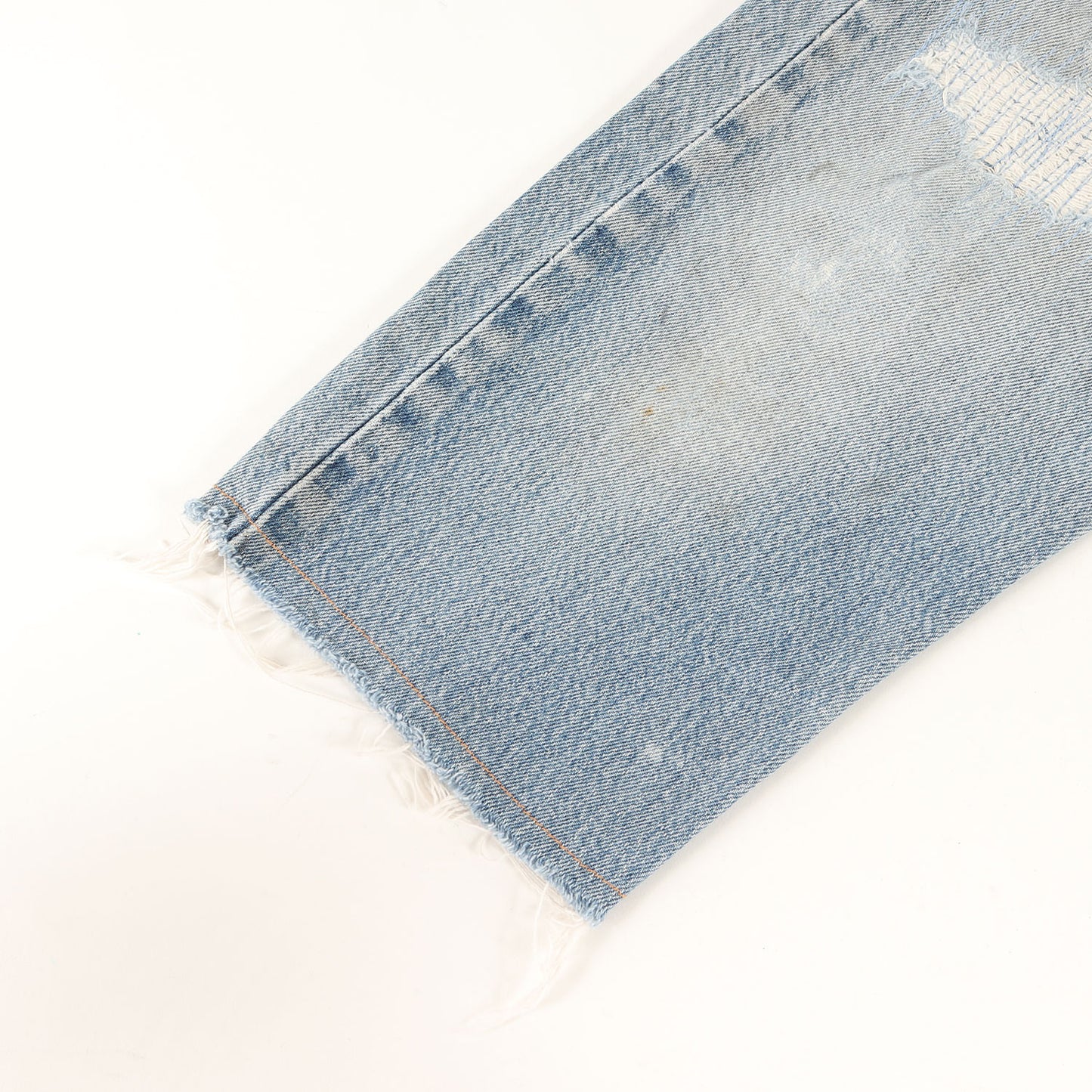 古着 リメイク カットオフ クロップド デニム パンツ / ジーンズ Levi's 501XX ヴィンテージ