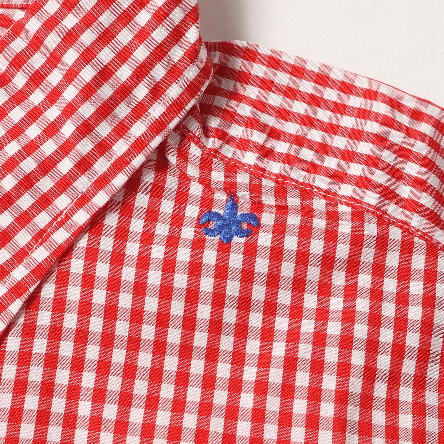ギンガムチェック ボタンダウン 半袖 シャツ (S/S GINGHAM)