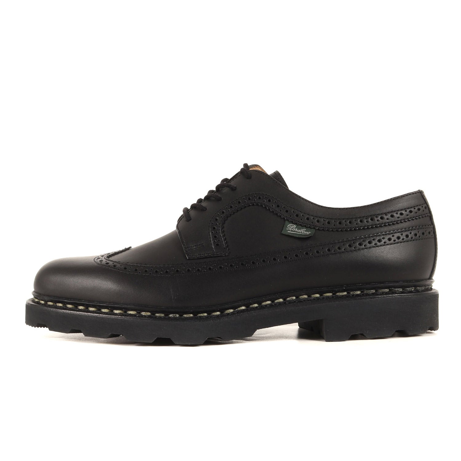 Paraboot (パラブーツ) ウイングチップ レザー ダービー シューズ 