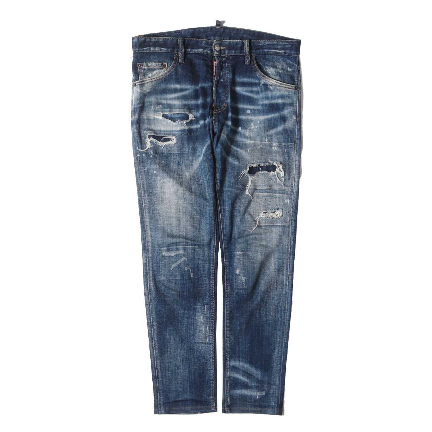 DSQUARED2 (ディースクエアード) ヴィンテージ加工 テーパード ストレッチ デニム パンツ (Cool guy jean  S74LB0961) – ブランド古着の通販・買取 | BEEGLE by Boo-Bee