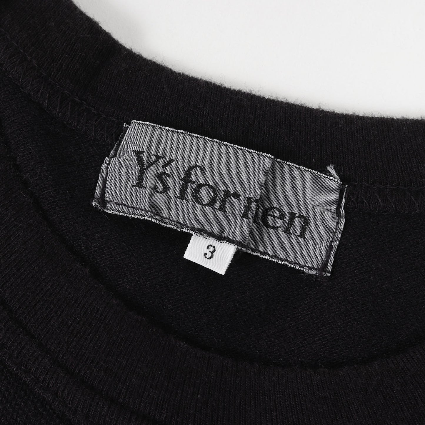 90s - 00s 鹿の子 バインダーネック Tシャツ / Y's for men