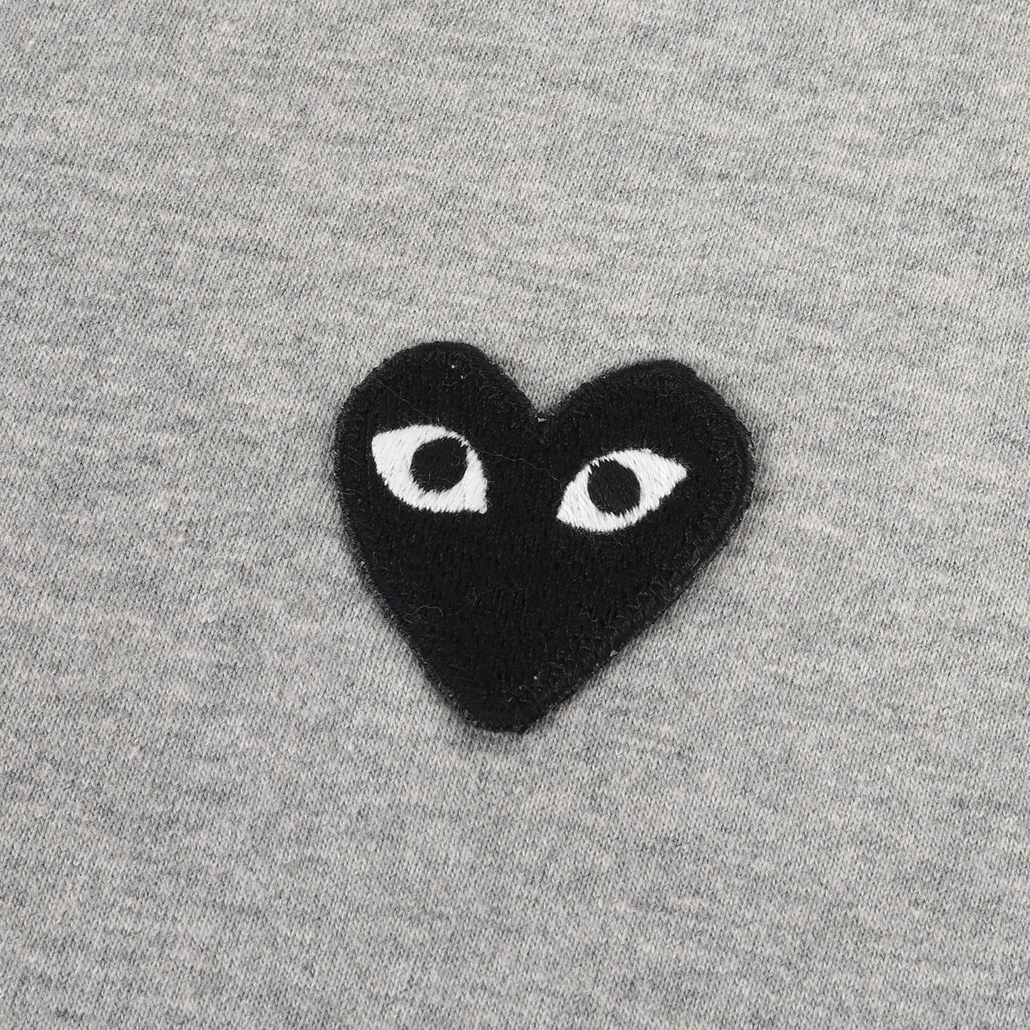 ワンポイント プレイハート 刺繍 バインダーネック Tシャツ (AZ-T076) / AD2017/7