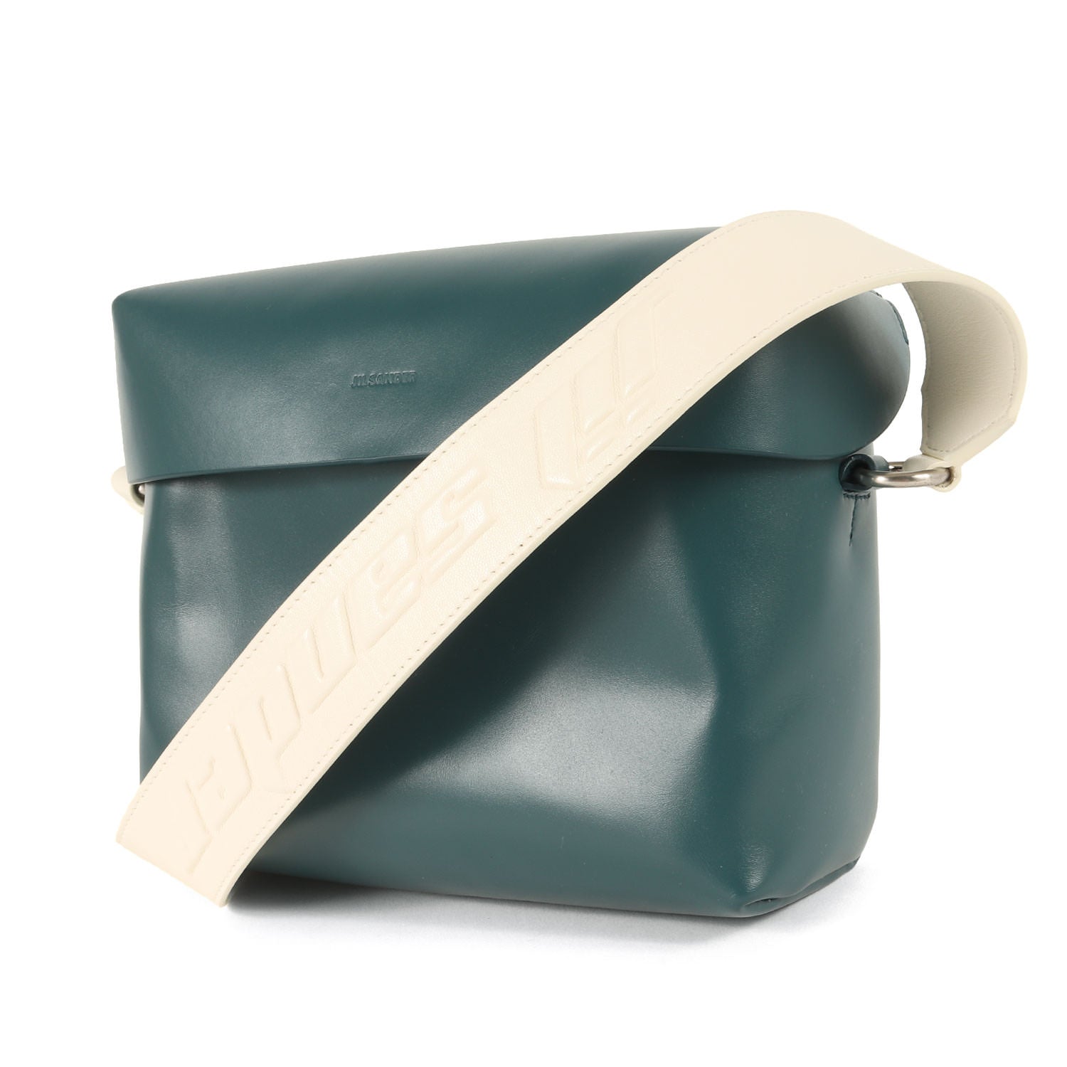 JIL SANDER (ジル・サンダー) エンボスロゴ ストラップ クロスボディ バッグ (LID CROSSBODY W/WIDE  SHOULDER) / ショルダー – ブランド古着の通販・買取 | BEEGLE by Boo-Bee