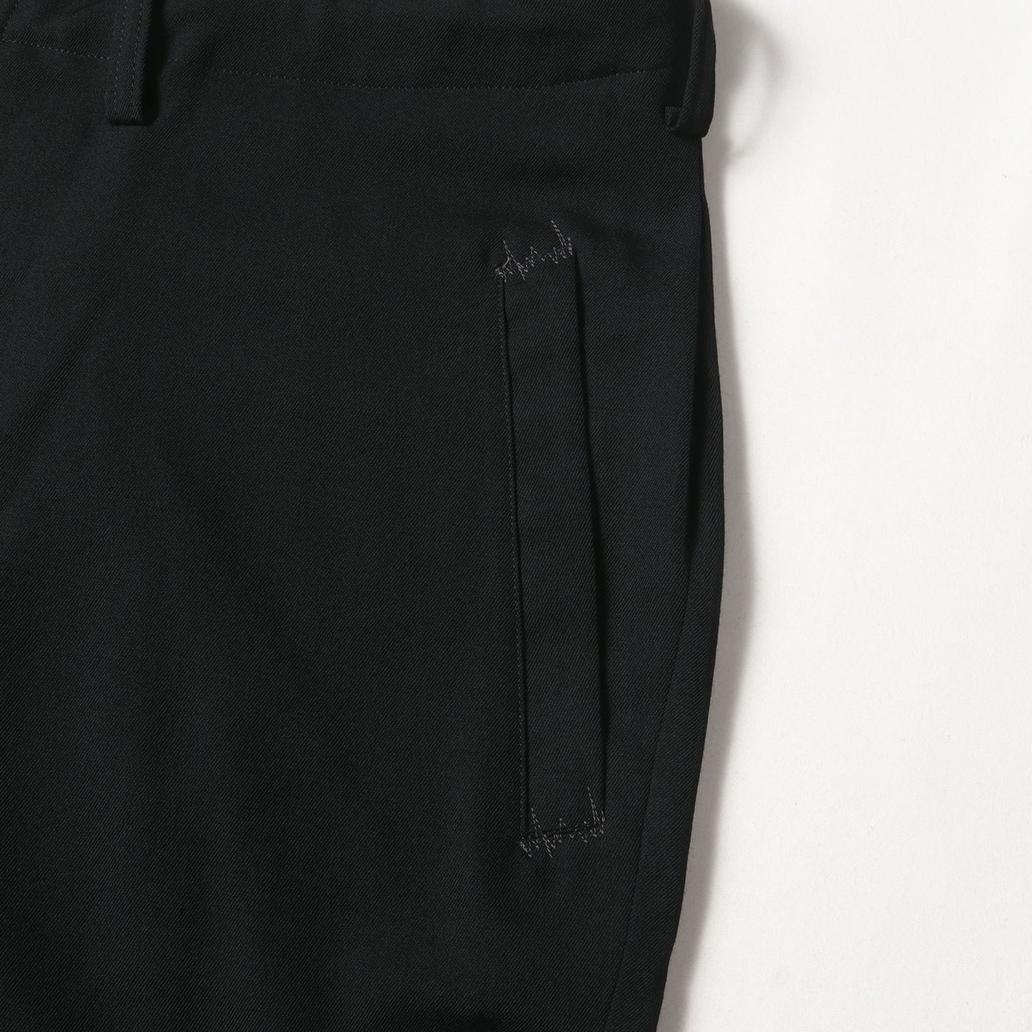 23AW 配色ステッチ ウールギャバ カーゴ パンツ (MJ-P13-134) / Ys for men