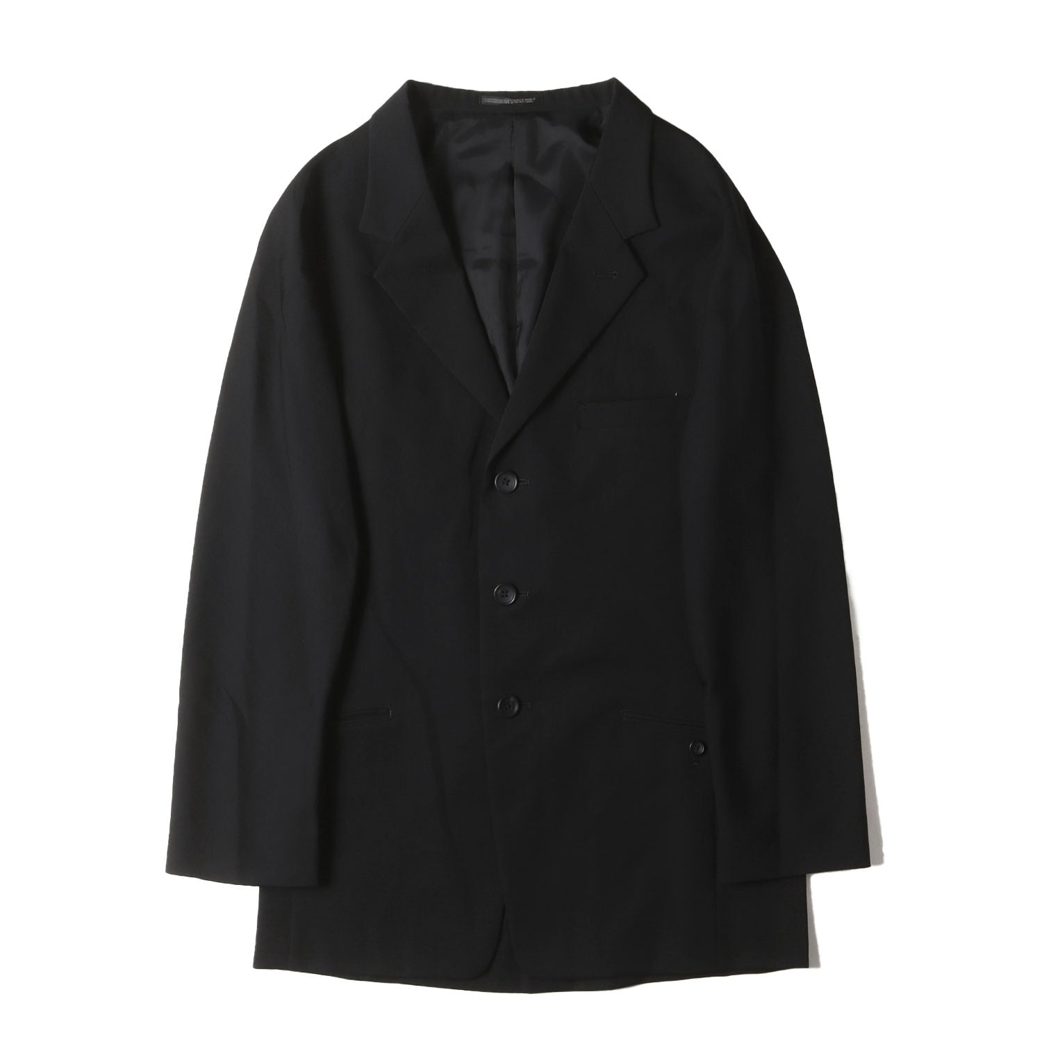 Yohji Yamamoto(Y's) (ヨウジヤマモト) 24SS ウールギャバ ラグランスリーブ ジャケット (HS-J46-100) /  POUR HOMME – ブランド古着の通販・買取 | BEEGLE by Boo-Bee