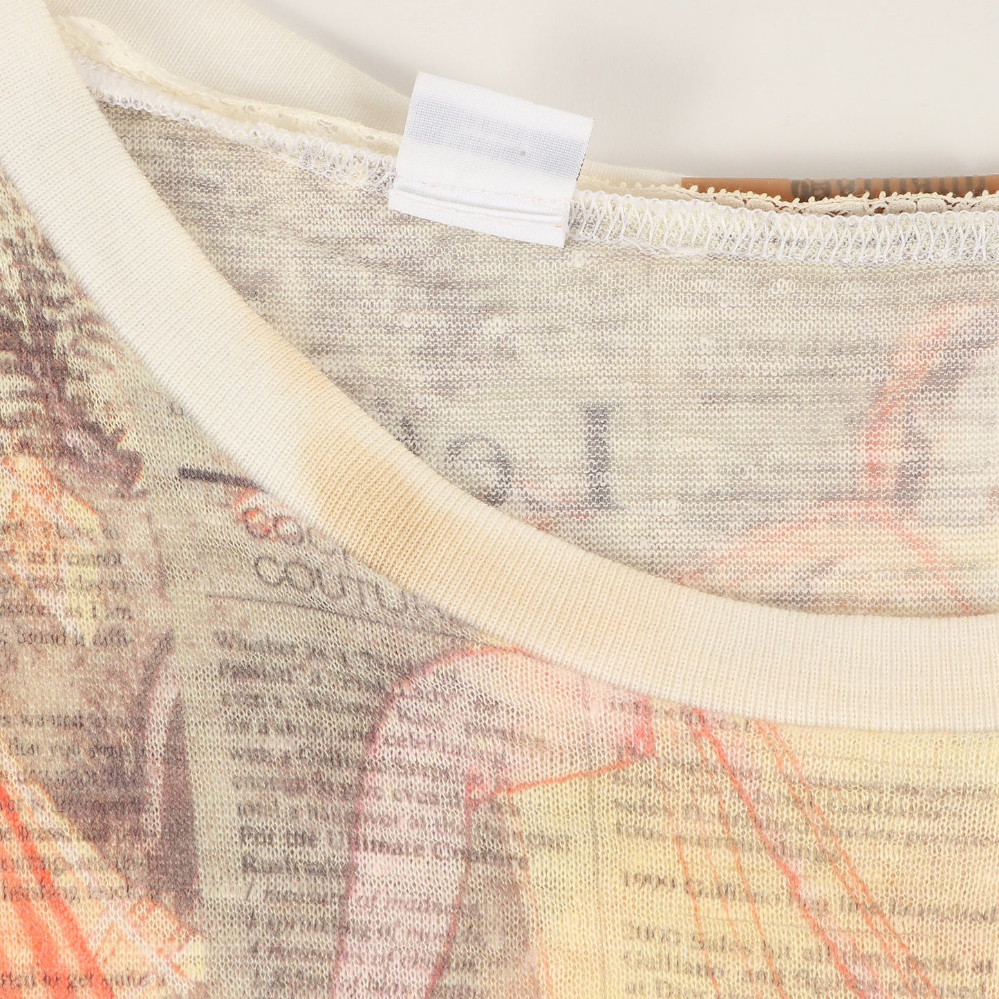 90s - 00s ニュースペーパー リネン パワーネット カットソー (AUS702A AS650A)