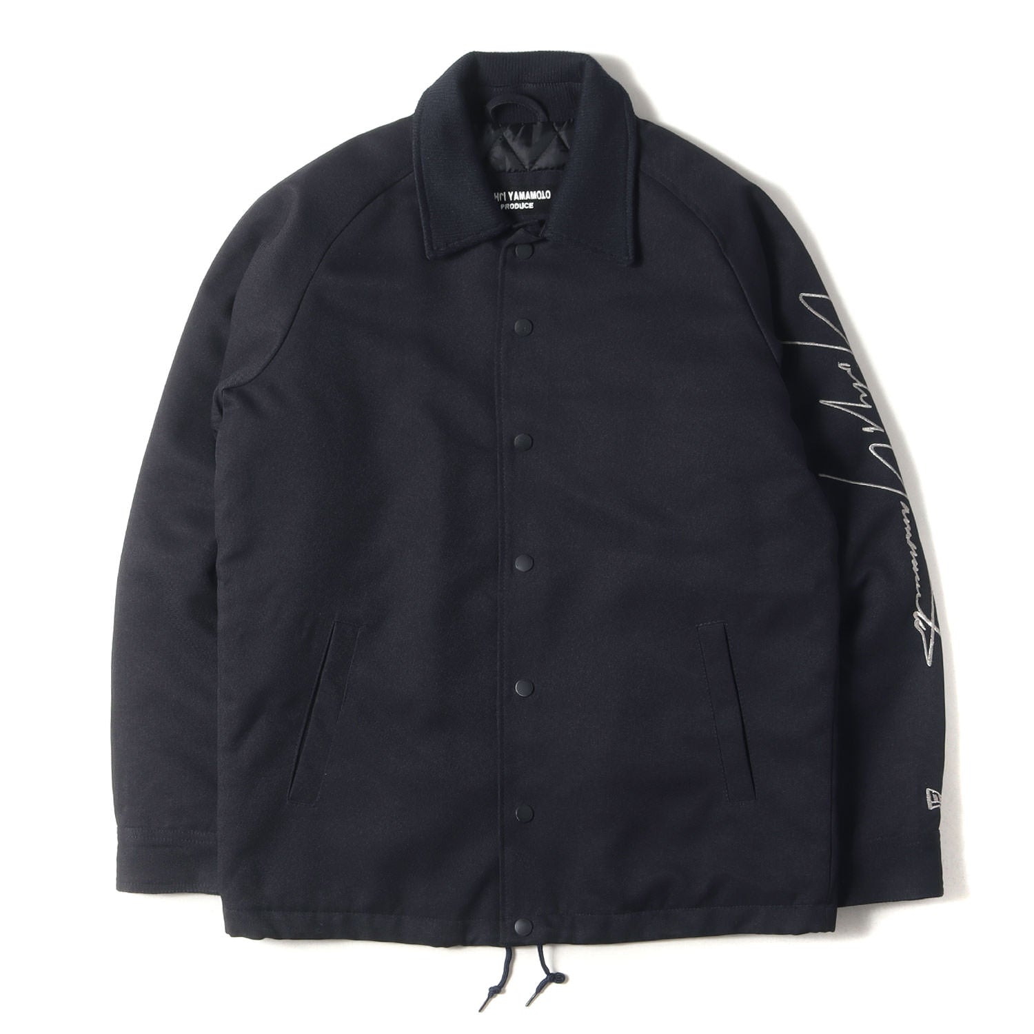 Yohji Yamamoto(Y's) (ヨウジヤマモト) × NEW ERA ウール コーチジャケット (WOOL COACH JACKET JKT  YY HR-Y30-145) – ブランド古着の通販・買取 | BEEGLE by Boo-Bee