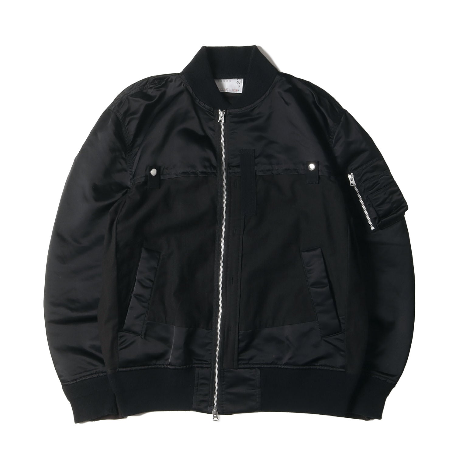 Sacai (サカイ) ミリタリー ボンバー ジャケット (Nylon Twill Cotton Blouson 20-02356M) -  ブランド古着の通販・買取 | BEEGLE by Boo-Bee