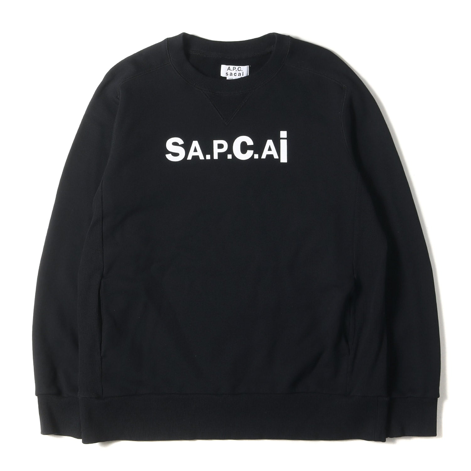 × A.P.C. コラボ ロゴ クルーネック スウェット シャツ (APC Tani Sweatshirt 21E2-COEON-M27656) /  裏毛