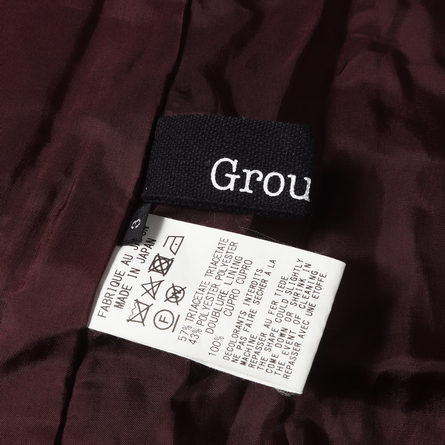 トリアセテート ポリ デシン ダブルブレスト ドレス ワンピース (GR-D03-500)