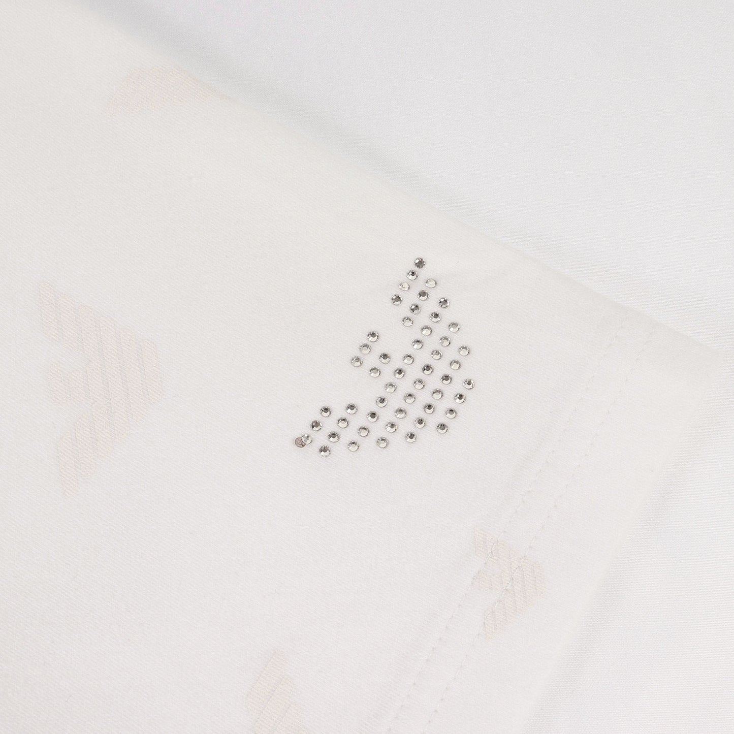 ラインストーン イーグル ストレッチ Vネック Tシャツ / MADE IN JAPAN