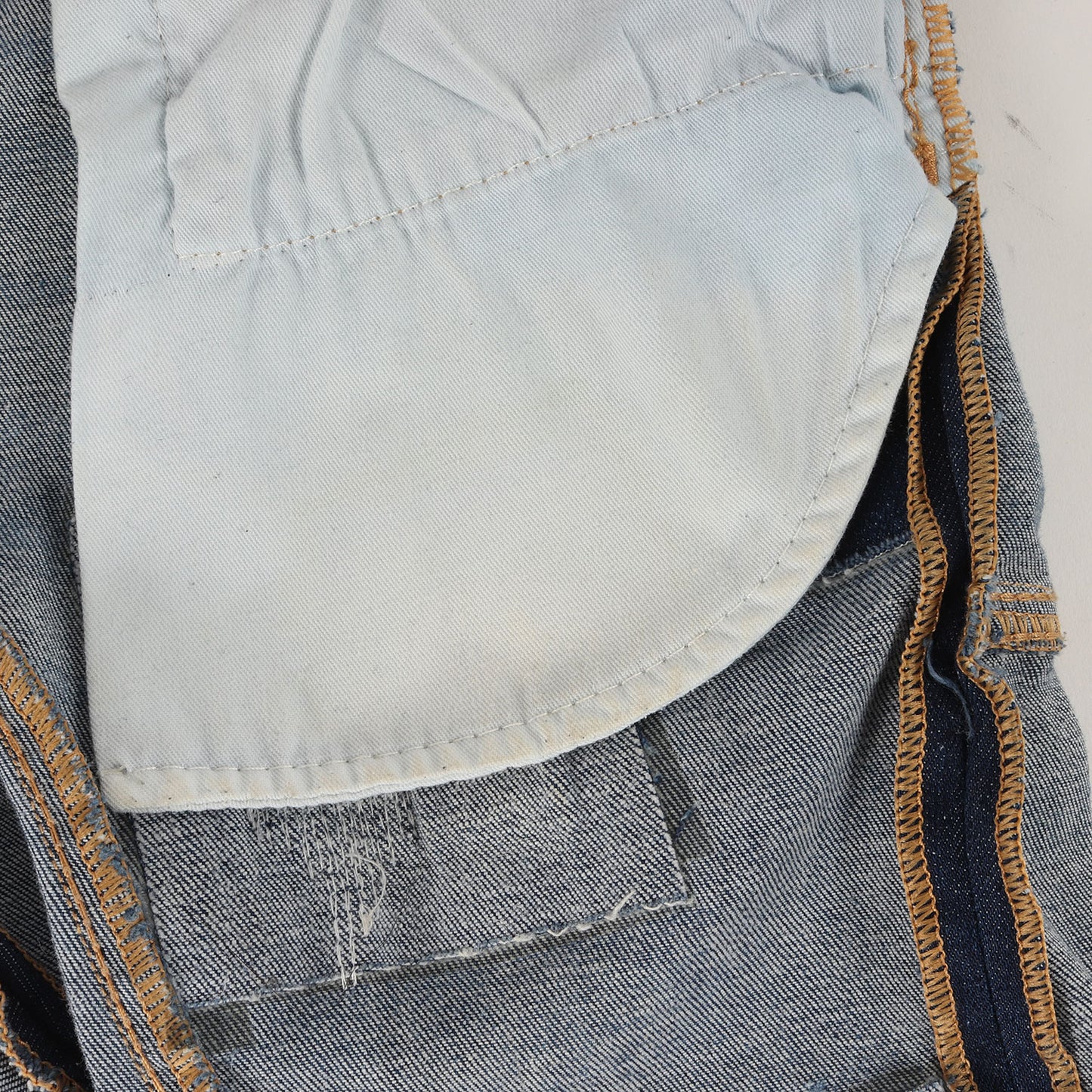 22AW ヴィンテージ リペア加工 ストレッチ スキニー デニムパンツ (Tidy Biker Jean S74LB1179 S30789)