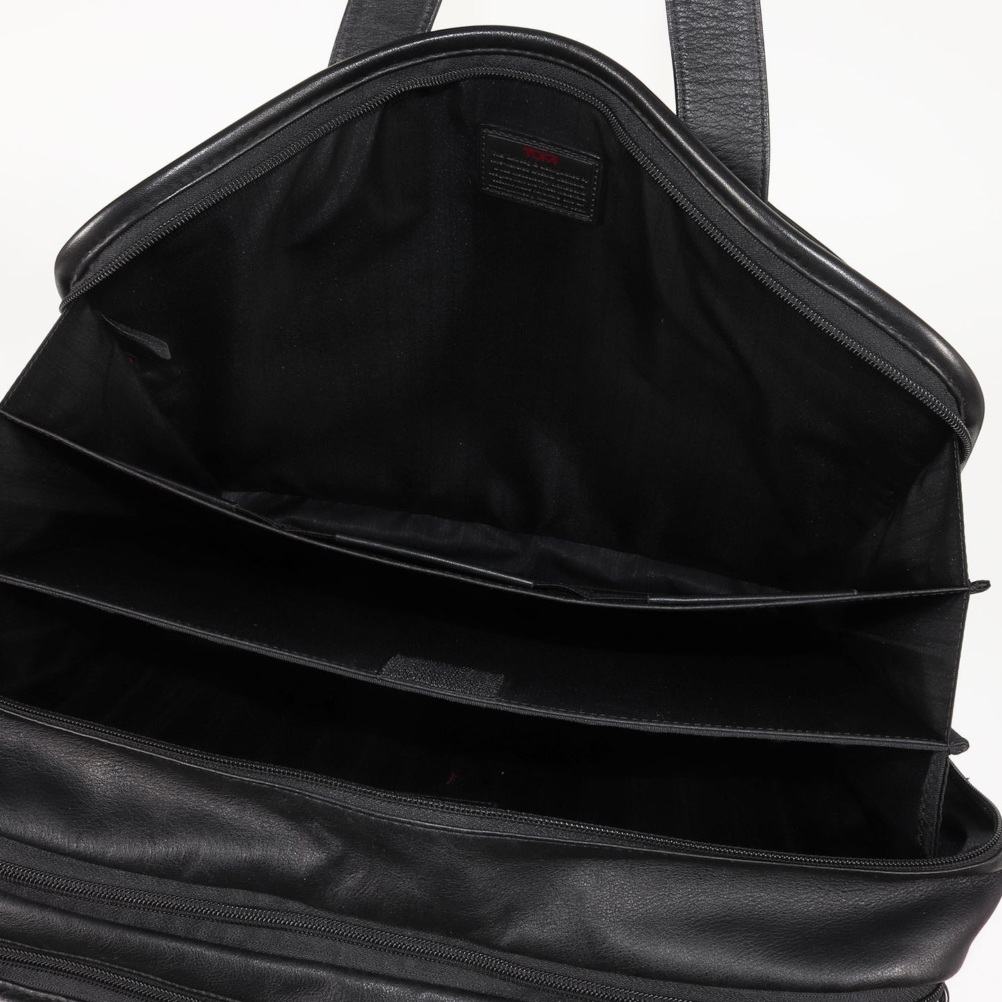 2WAY エクスパンダブル オーガナイザー ラップトップ レザー ブリーフケース (96160DH)