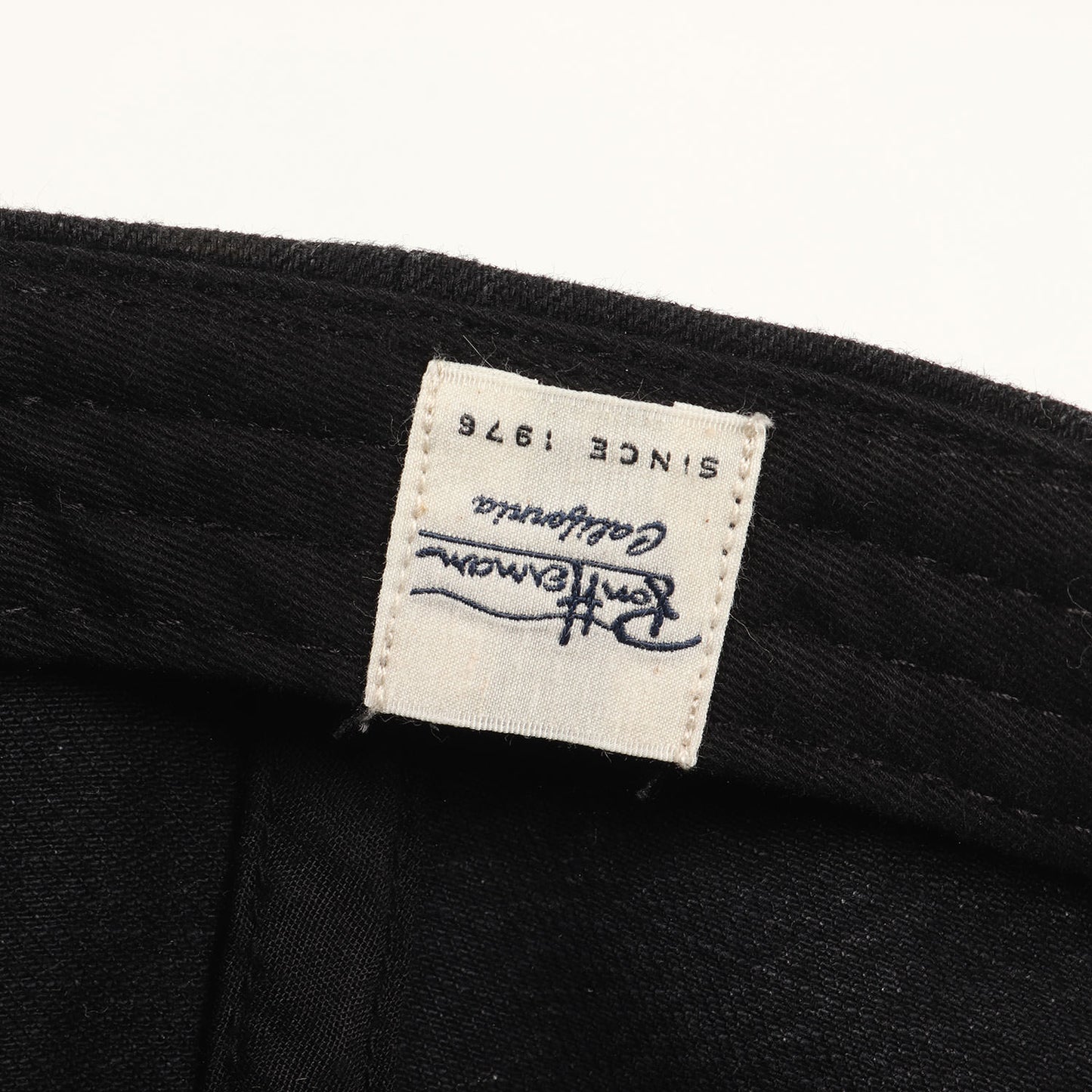 23AW RH ロゴ ウォッシュド ブラック デニム キャップ (USED DENIM LOGO CAP)