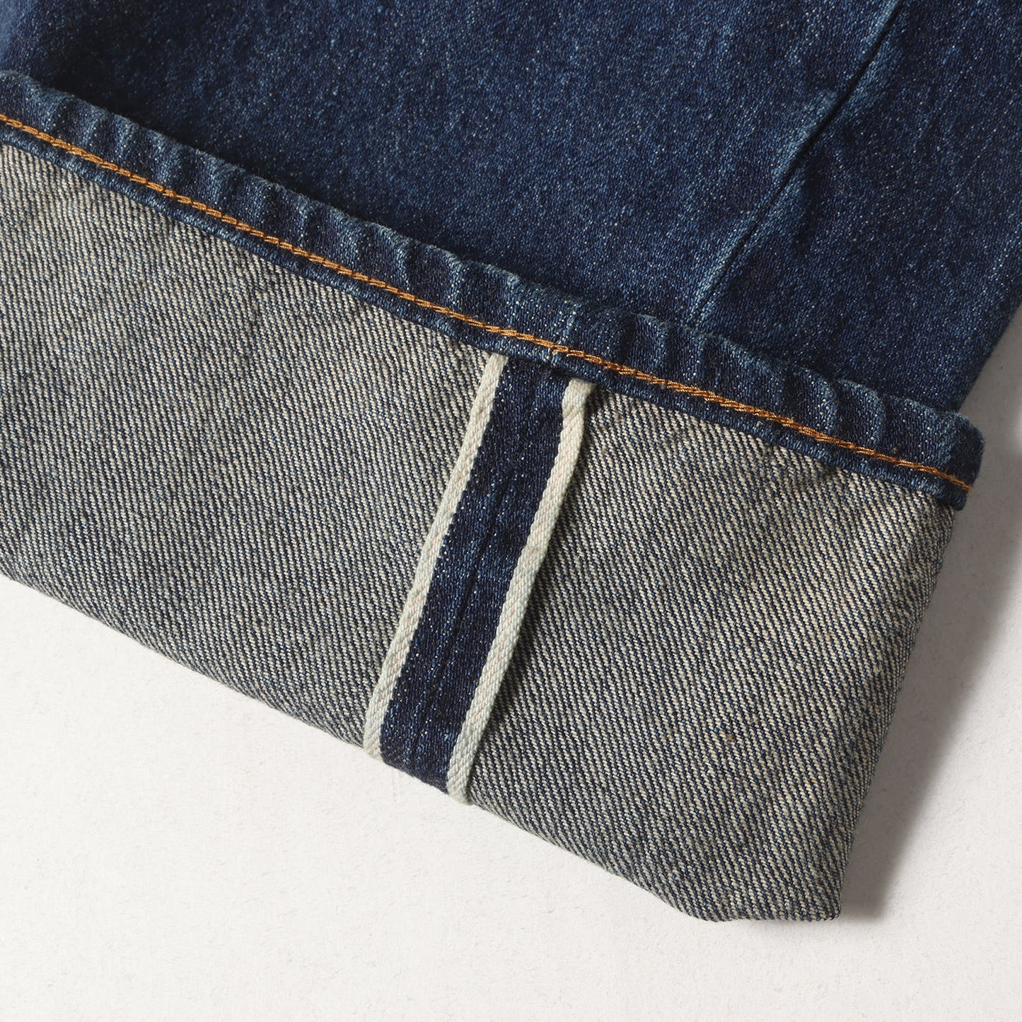 23AW × MADNESS ワイド テーパード セルビッジ デニム パンツ (NHMDNS-018pieces) / ジッパーフライ