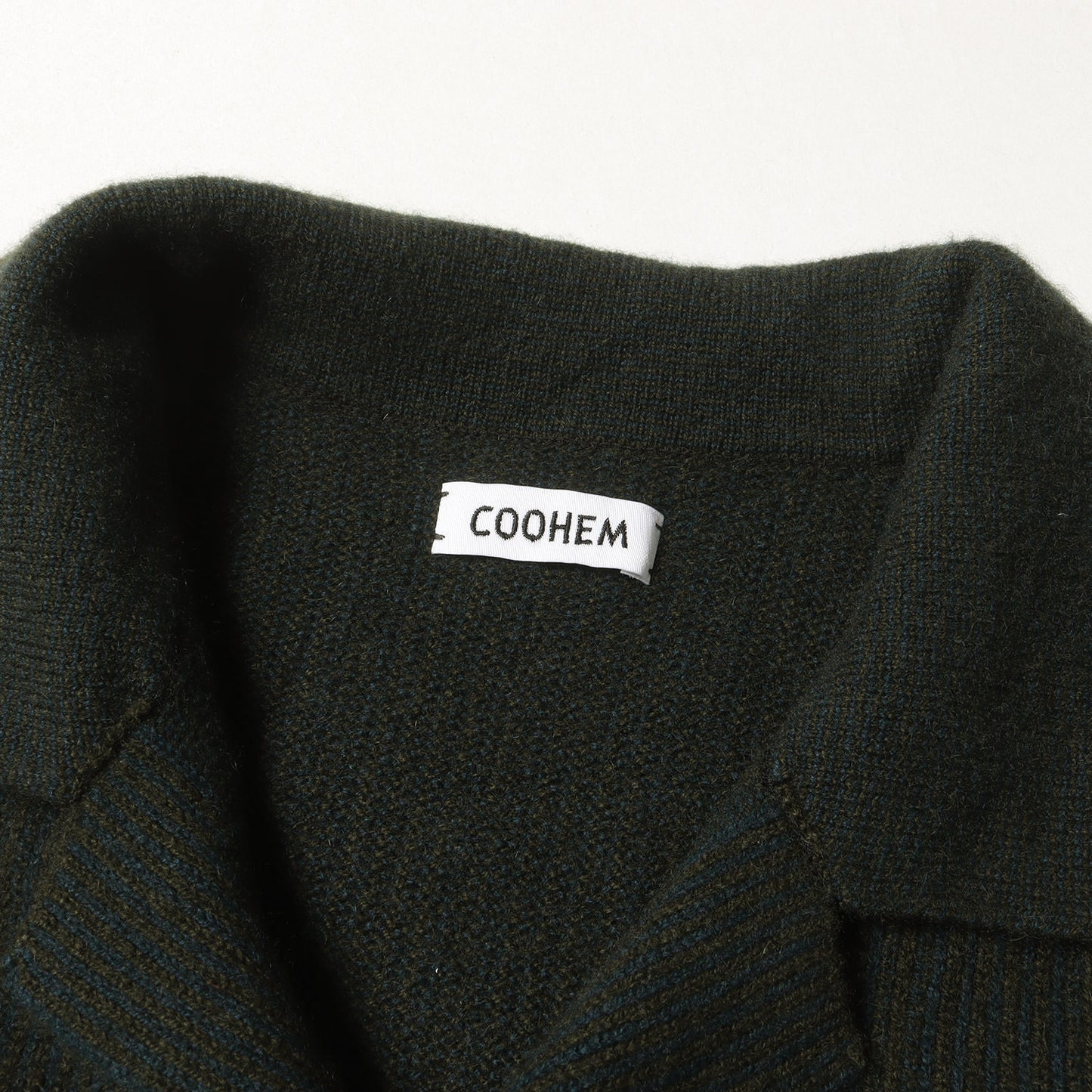 ストライプ カシミヤ ニット シャツ (CASHMERE STRIPE KNIT SHIRT 30-204-005)