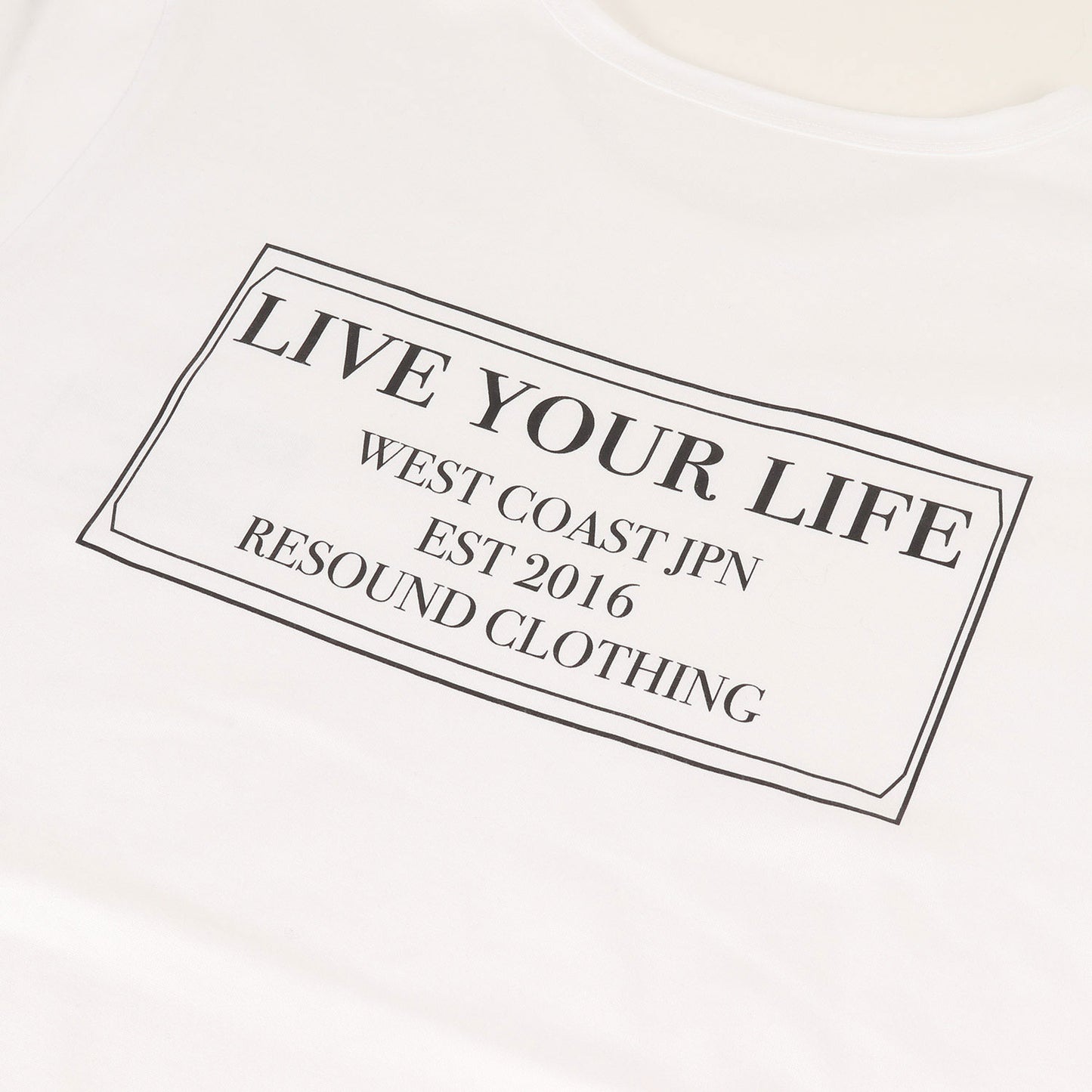 24SS ボックス ロゴ ヘビーウェイト バインダーネック Tシャツ (CREW OVER TEE)