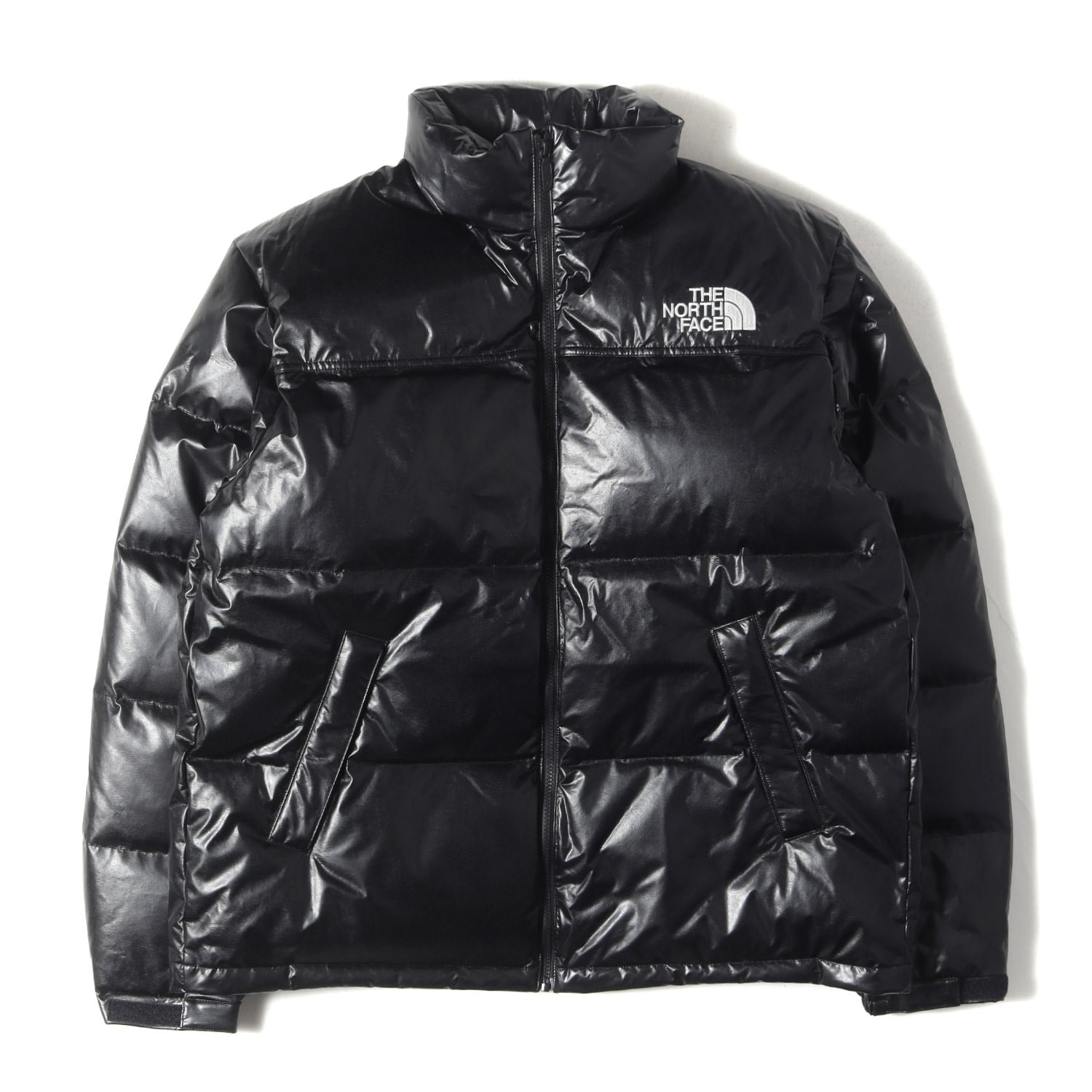 24AW × THE NORTH FACE シンセティックレザー ヌプシ ダウンジャケット (WN-J911)