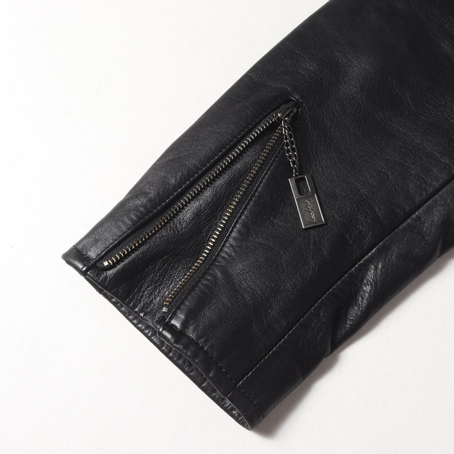 24AW シングル ダブルジップ レザー ジャケット (COW/DRUM LEATHER CUT OFF BLOUSON HO-Y06-710)