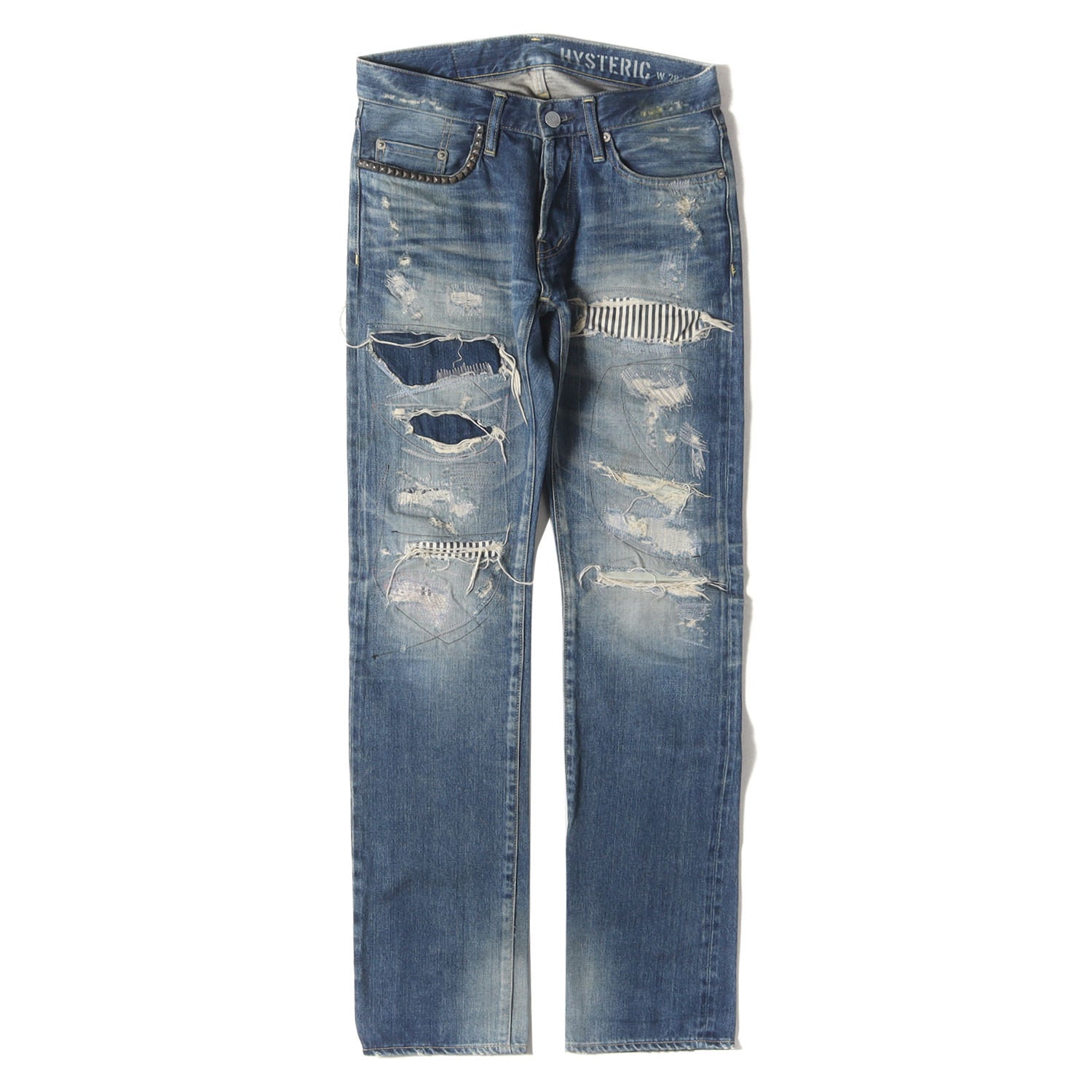 HYSTERIC GLAMOUR (ヒステリックグラマー) RSM加工デニムパンツ 