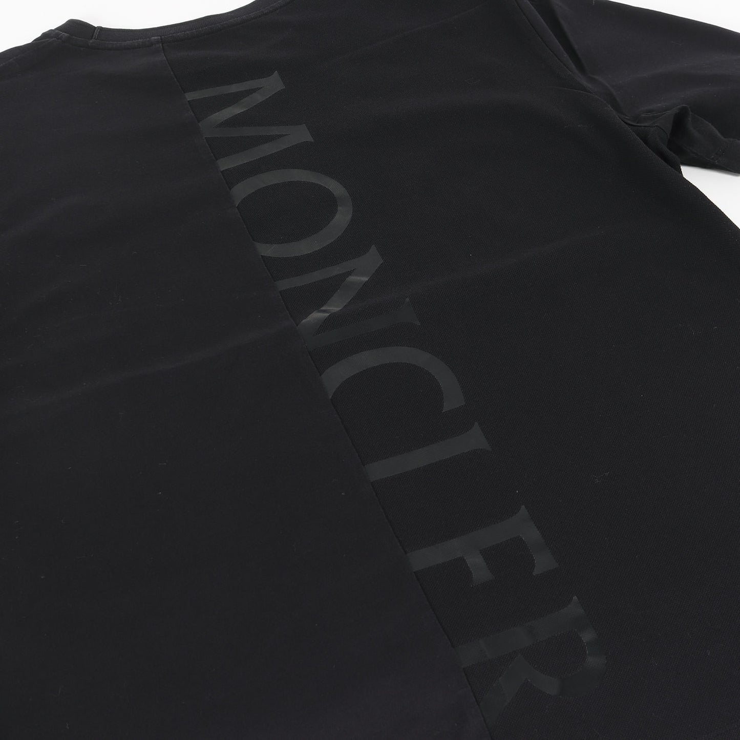 21SS バック ロゴ 鹿の子 切替 Tシャツ (MAGLIA T-SHIRT G10918C7B310 8390Y)