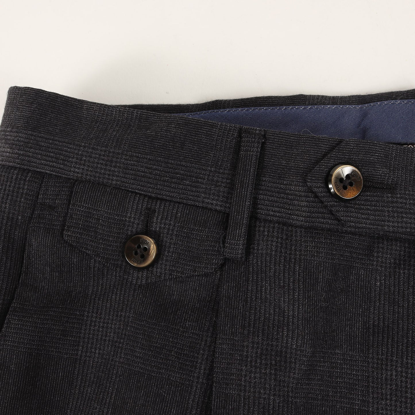 SUPER 120S グレンチェック ウール スラックス パンツ (COGF11ZPOCL1 TR22) / GENTLEMAN FIT