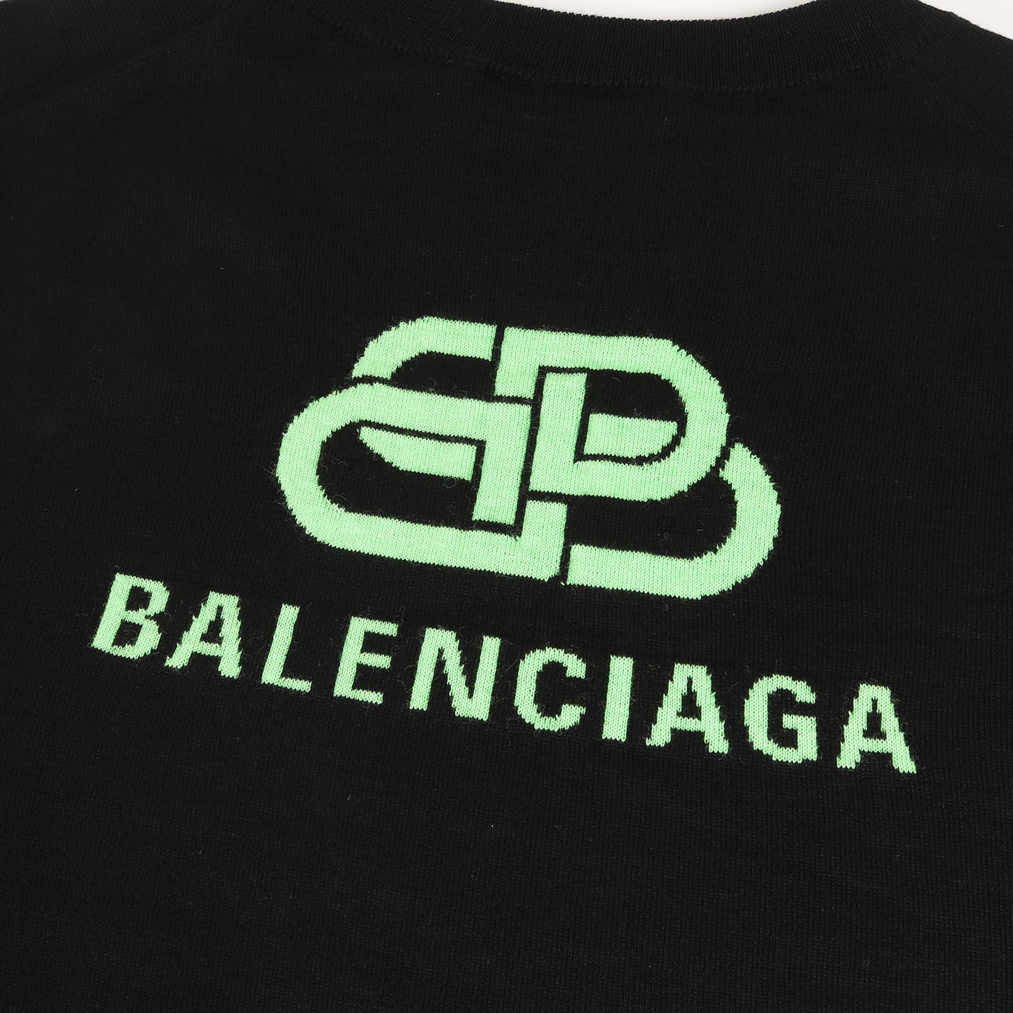 BBロゴ ウール ハイゲージ ニット (583117 T1439)