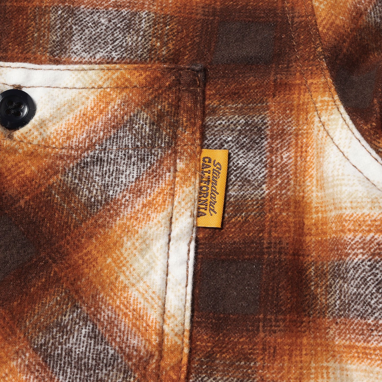 23AW プリント オンブレチェック 裏地キルティング フランネル シャツジャケット(SD Quilted Print Flannel Check Shirt Jacket)