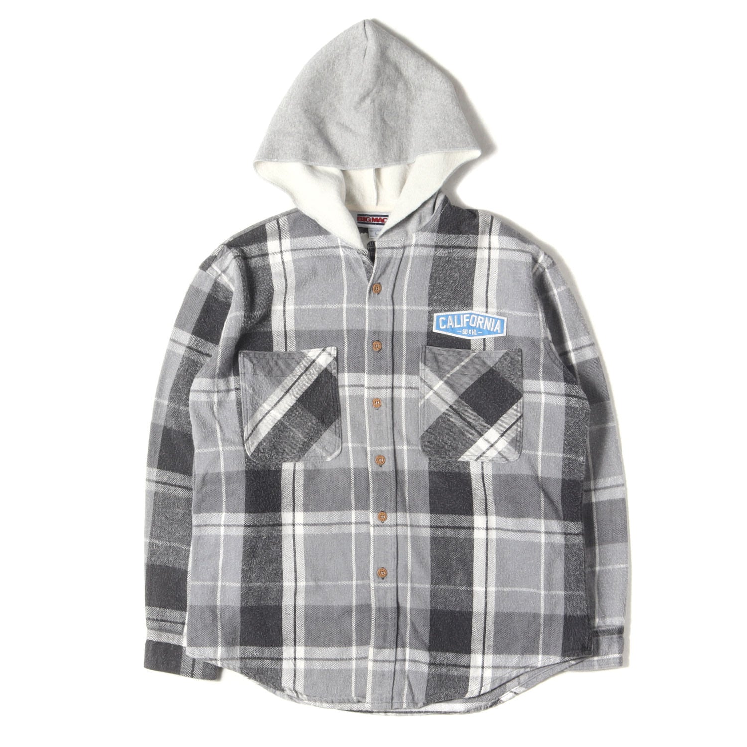 Standard California フードフランネルシャツ STANDARD